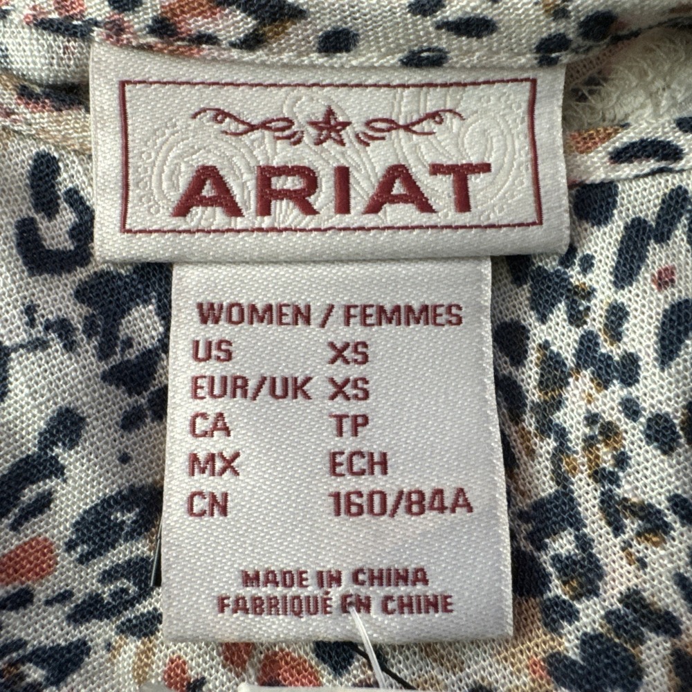 ARIAT Women's Size X Small Sweet Spring Dress sleeveless lace western stampede - Picture 10 of 12